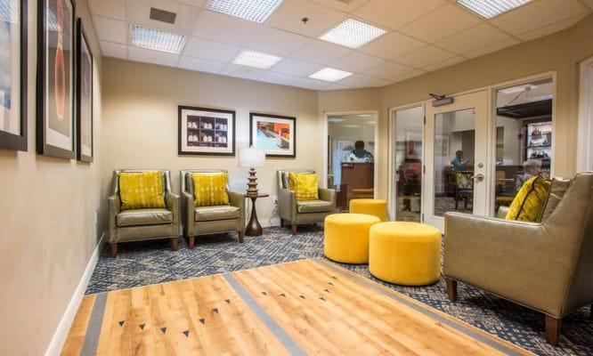 Cozy common area with comfortable seating