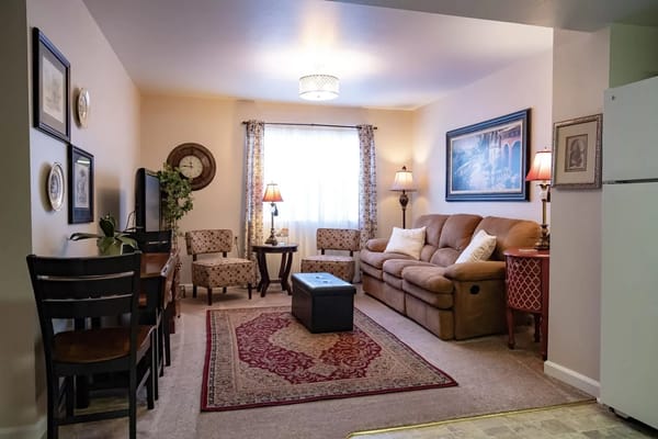 Cozy interior of a resident living room
