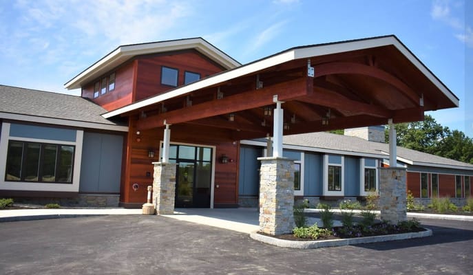 Exterior view of Harmony Homes By the Bay entrance