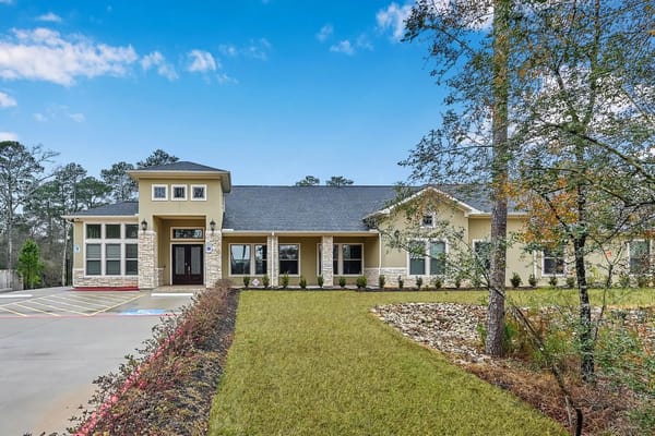Exterior view of Harmony Memory Care facility