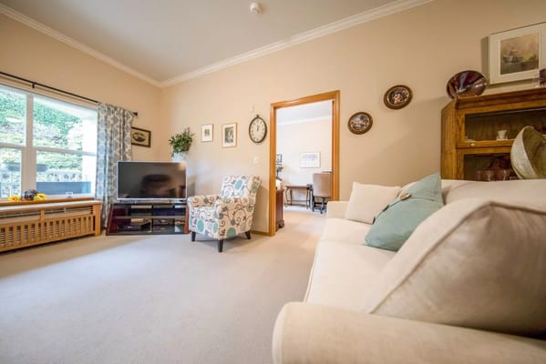 Cozy common area with comfortable seating and decor