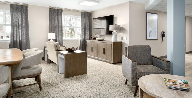 Interior common area with comfortable seating