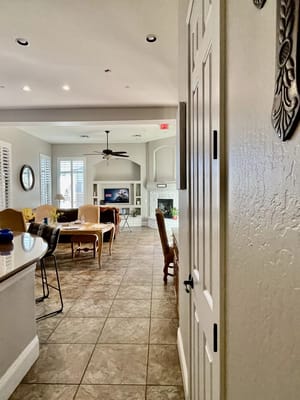 Interior view of a common area in the facility