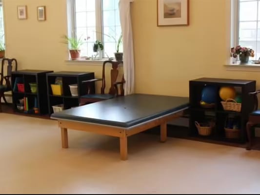 Interior common area with furniture and therapy items