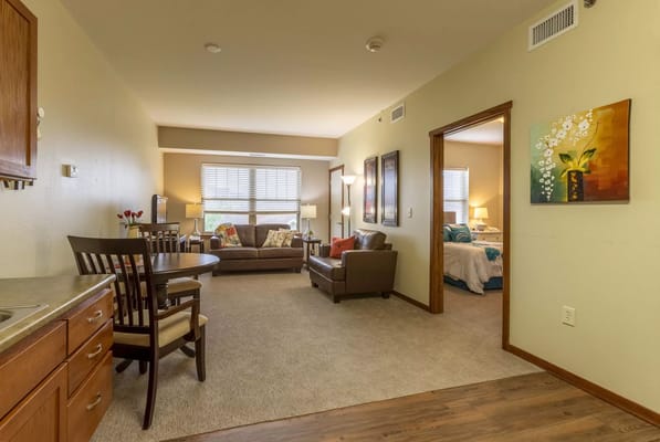 Cozy interior of a resident living space