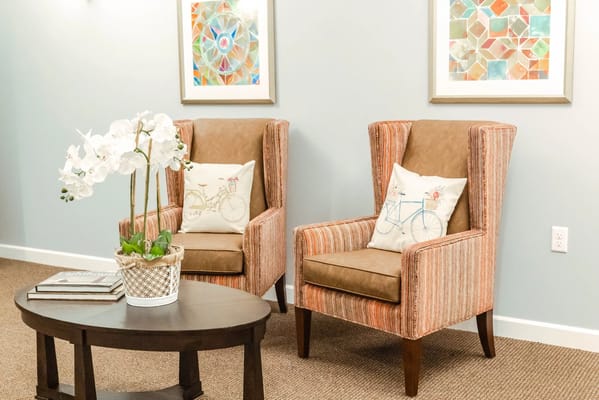 Interior common area with seating and decor