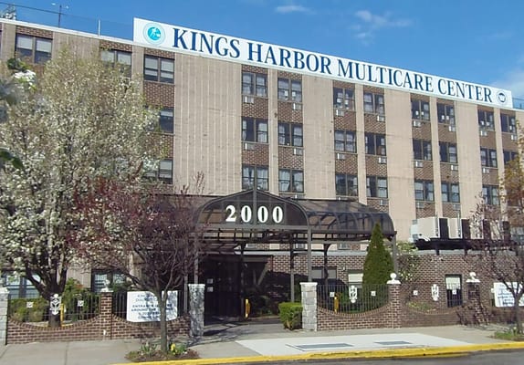 Exterior view of Kings Harbor Multicare Center building