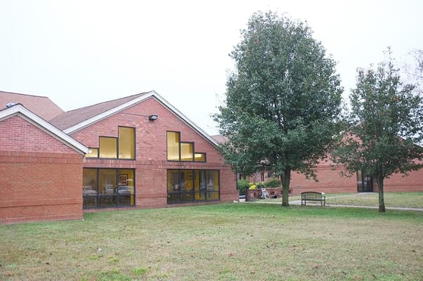 Exterior view of the assisted living facility building