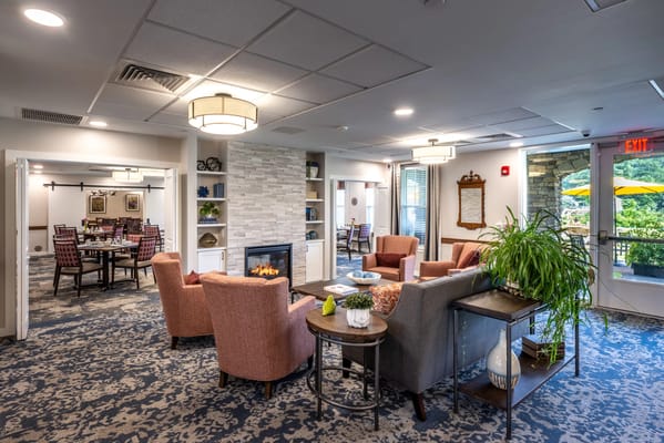 Interior common area with seating and décor