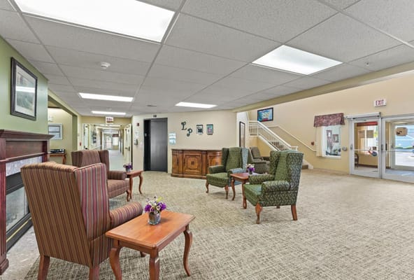 Interior common area with seating and decor