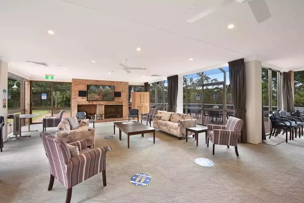 Interior common area with comfortable seating