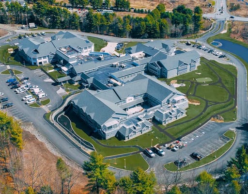 Aerial view of the Maine Veterans' Homes Augusta campus