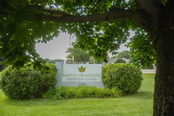 Signage for Maple Meadows Assisted Living