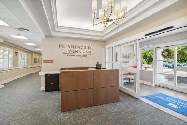 Reception desk at Morningside of Wilmington