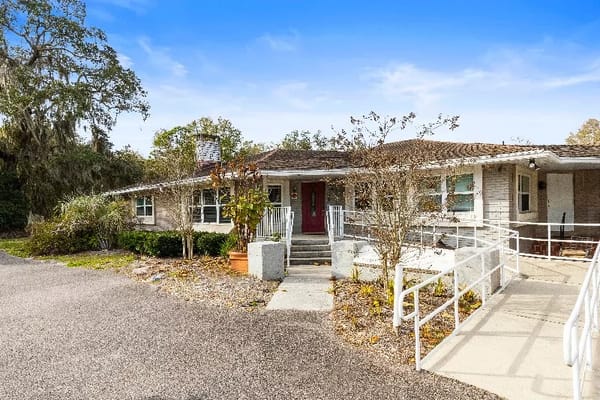 Front entrance of New Era Assisted Living facility.