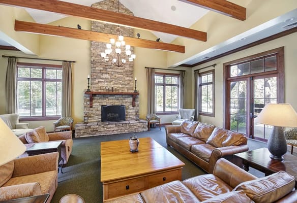 Common area with comfortable seating and natural light