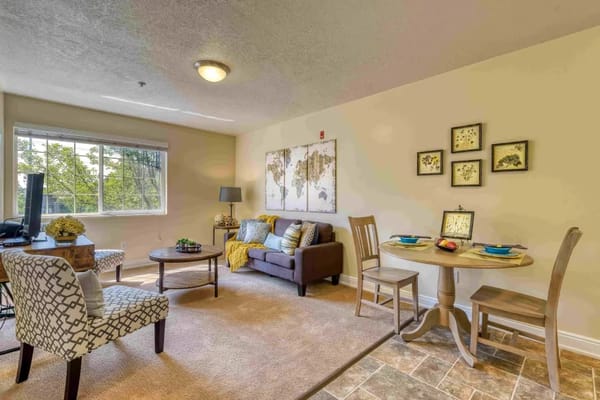Cozy interior view of a resident living space