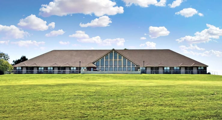 Exterior view of the Pate Rehabilitation Center building