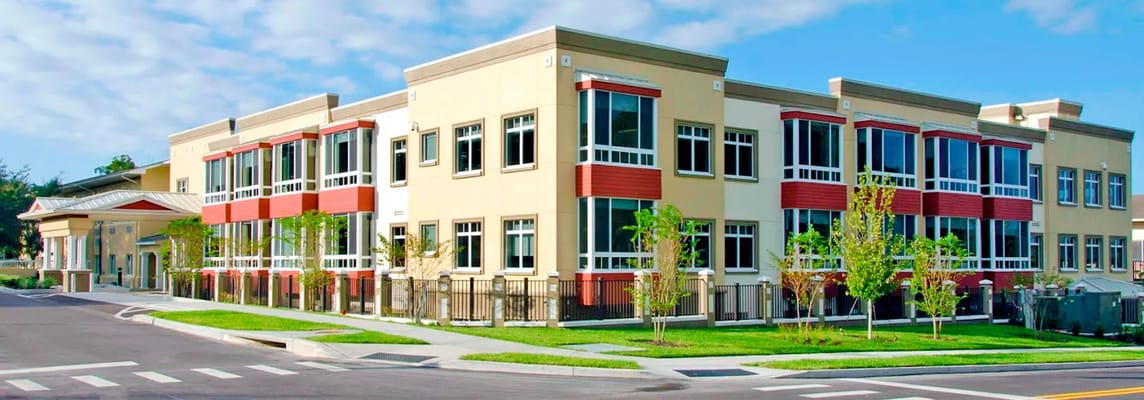 View of the exterior of Porter McGrath Health Center