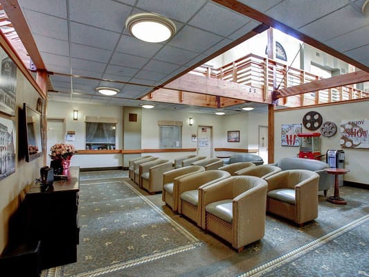 Common area with seating and decor