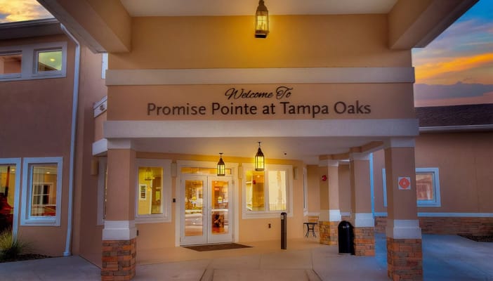 Entrance of Promise Pointe at Tampa Oaks