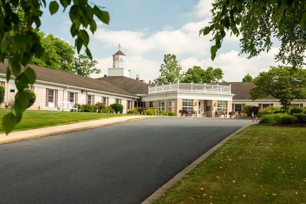 Exterior view of Providence Place Senior Living building