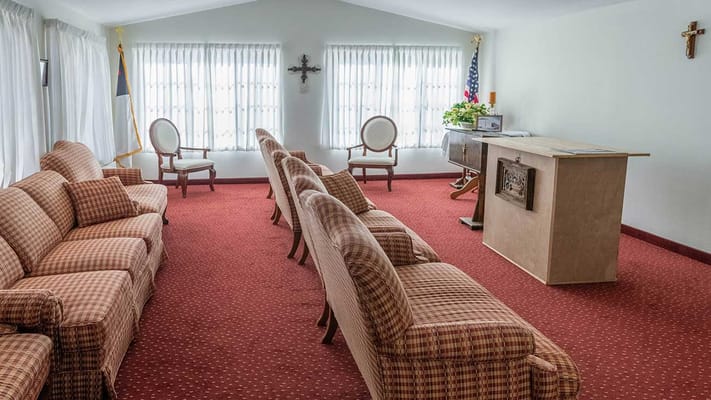 Bright and welcoming common area with comfortable seating