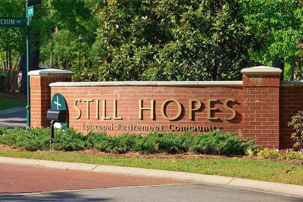 Signage for Still Hopes Episcopal Retirement Community