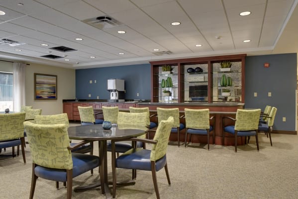 Interior common area with seating and decor