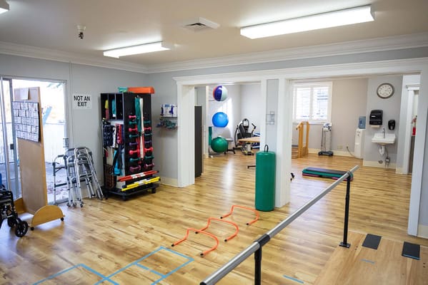 Interior view of an exercise and activity room