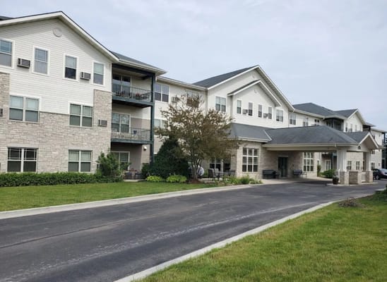 Main entrance of The Parkview Senior Living Community