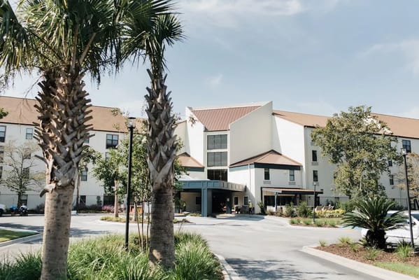 Exterior view of The Social at Savannah facility