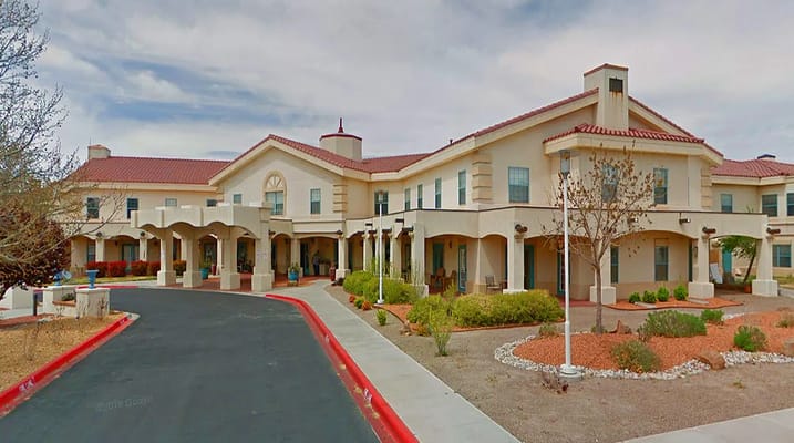 Exterior of The Village at Alameda senior living facility
