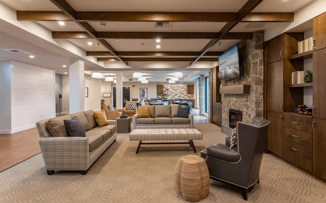 Cozy common area with comfortable seating