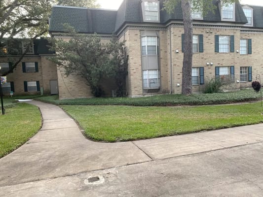 Pathway leading to the building entrance at Treemont Health Care Center