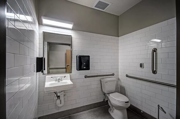 Clean and accessible bathroom facilities