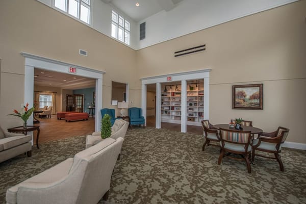 Interior common area with seating and decor