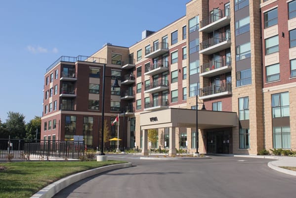 Exterior view of VIVA Oakville Retirement Community building