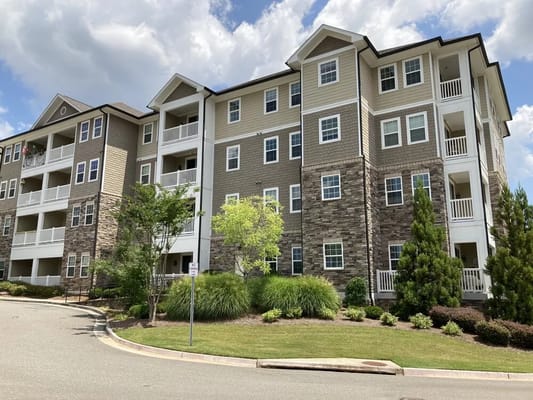 View of the exterior of The Villas at Canterfield senior living facility