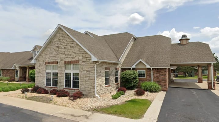 Exterior view of Virginia Place with landscaping