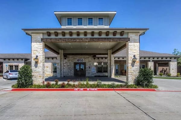 Front exterior of Vitality Court Texas Star facility