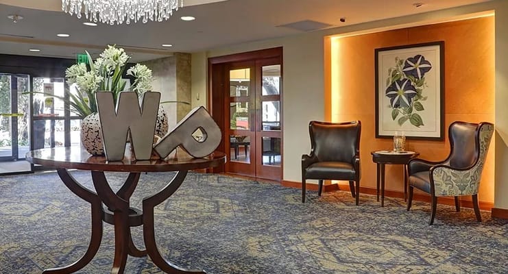 Interior common area with seating and decor