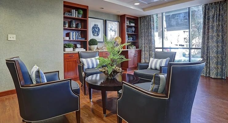Common area with comfortable seating and decor