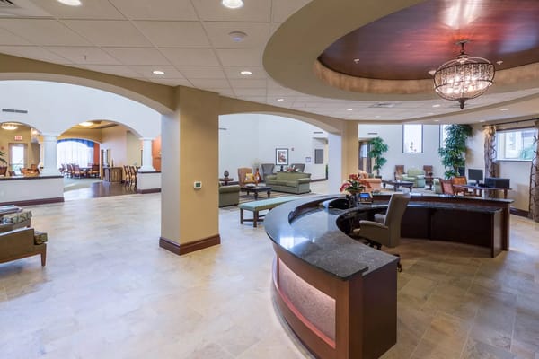 Interior view of a welcoming common area