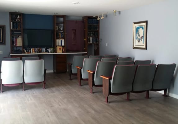 Interior of a common area with seating