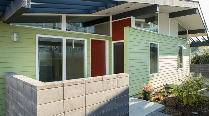 Bright exterior view of the facility building