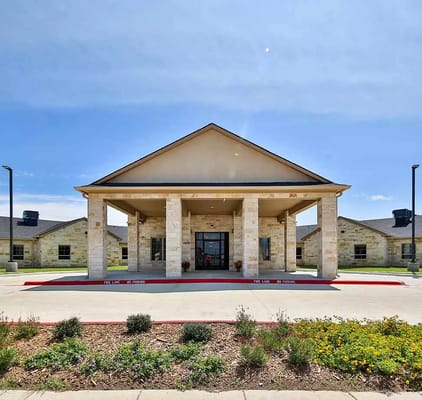 Entrance of Windsor Calallen senior living facility