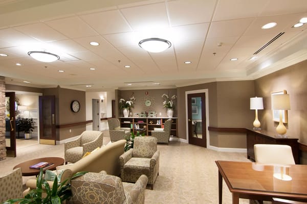 Interior common area with seating and decor