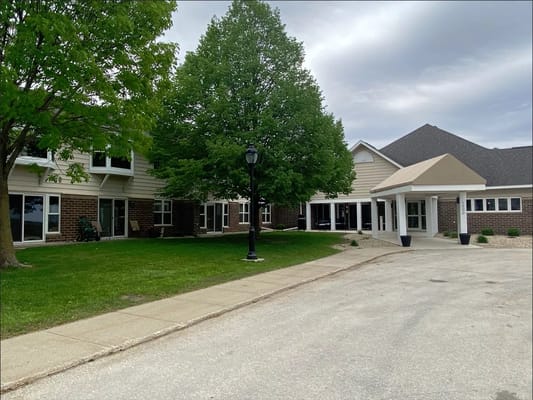 Exterior view of The Meadows Independent & Assisted Living Community