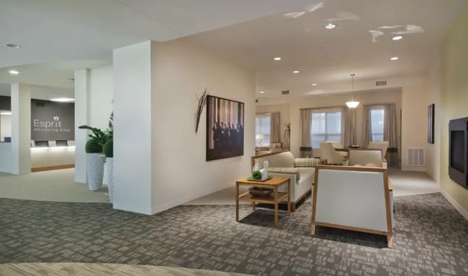 Interior common area with seating and decor